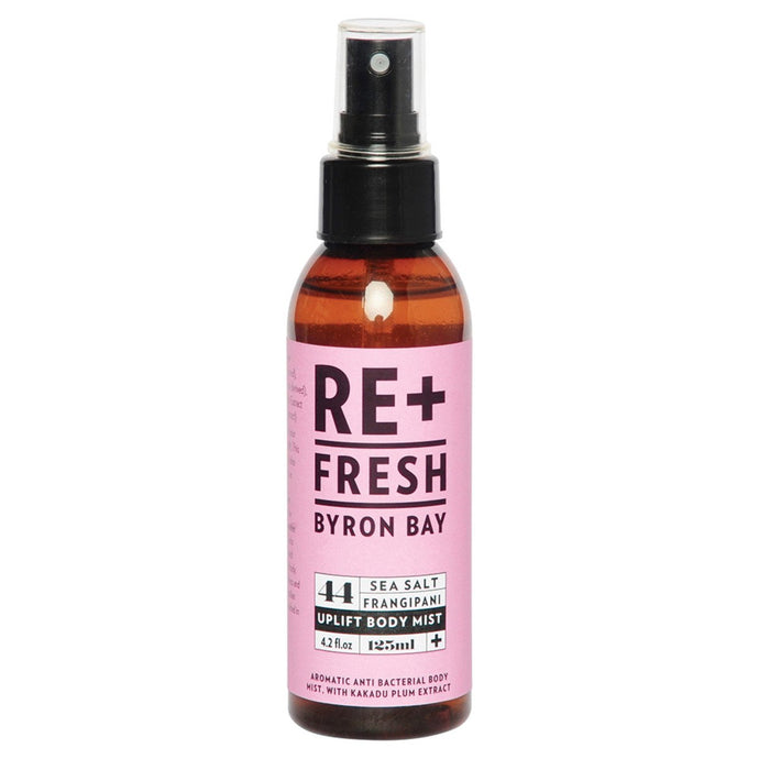 Re+Fresh Byron Bay Uplift Body Mist (Anti Bact. Body Mist Sea Salt Frangipani & Kakadu Plum) 125ml