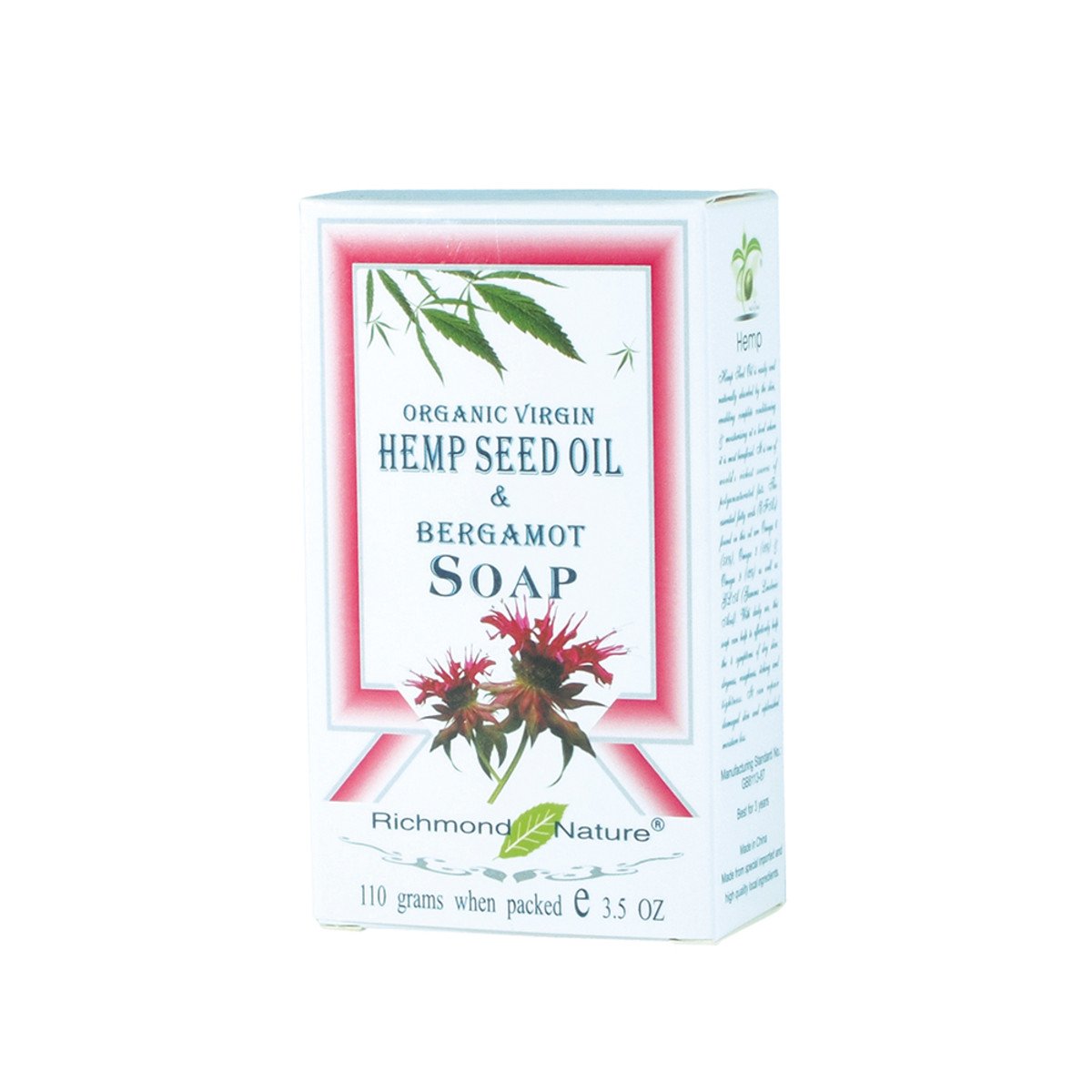 Richmond Nature Hemp Seed And Bergamot Soap 110g