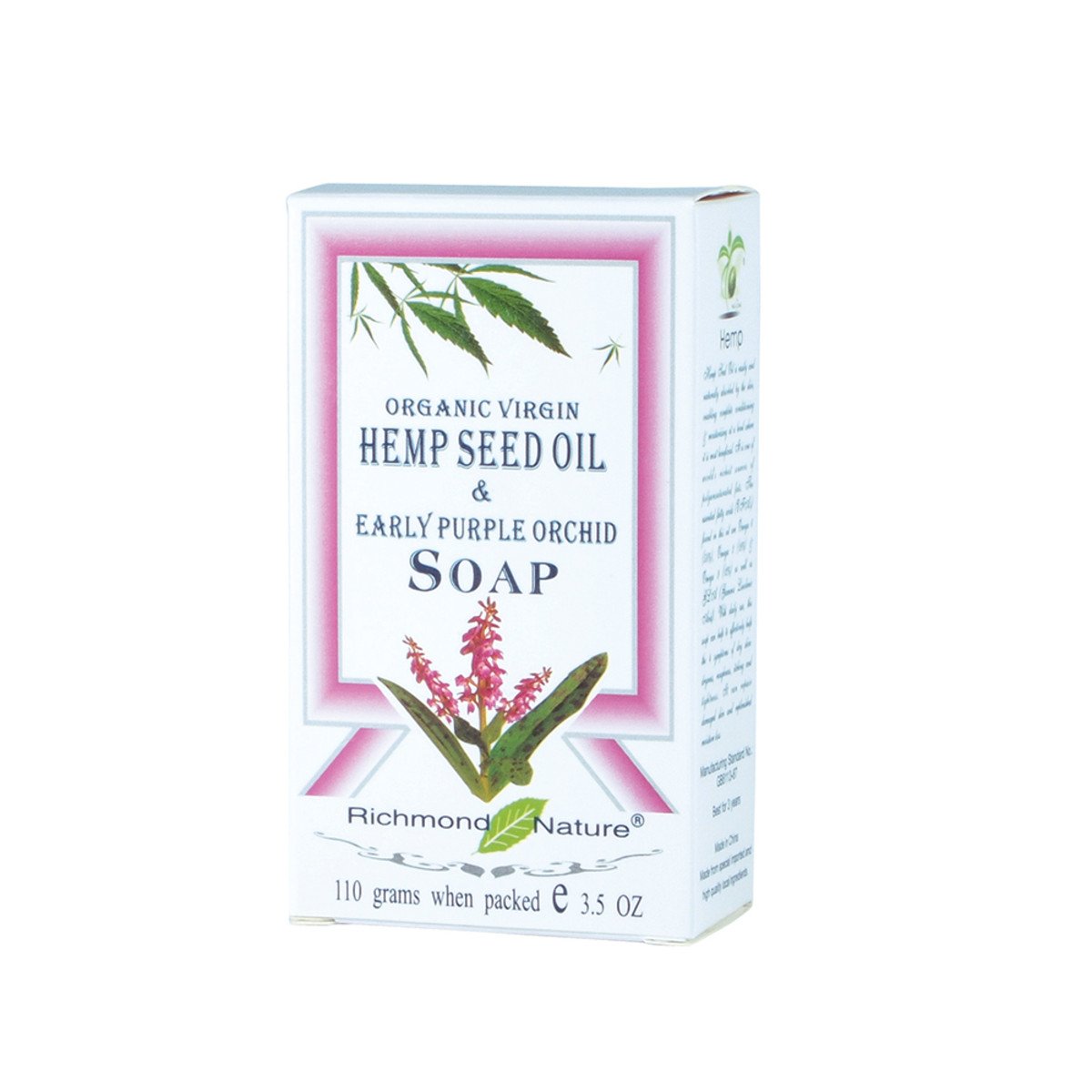 Richmond Nature Hemp Seed And Early Purple Orchid Soap 110g