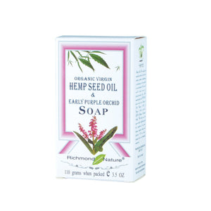 Richmond Nature Hemp Seed And Early Purple Orchid Soap 110g