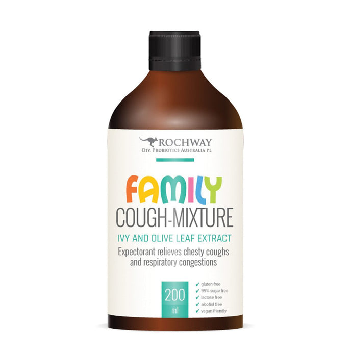 Rochway Family Cough-Mixture Ivy & Olive Leaf Extract 200ml