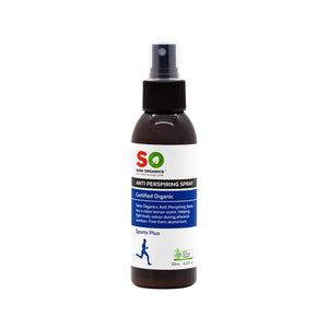 Saba Organics Certified Organic Anti Perspiring Spray Sports Plus 125ml