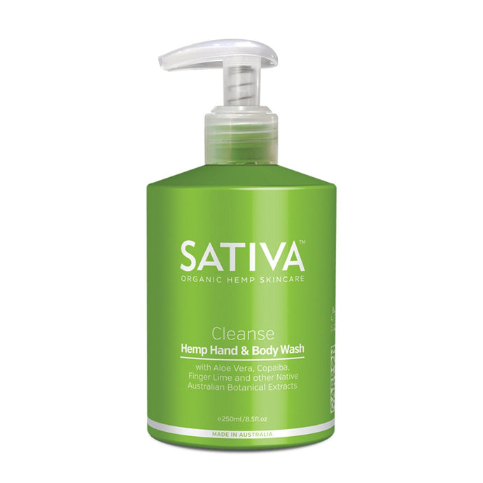 Sativa Cleanse Hemp Hand And Body Wash 250ml