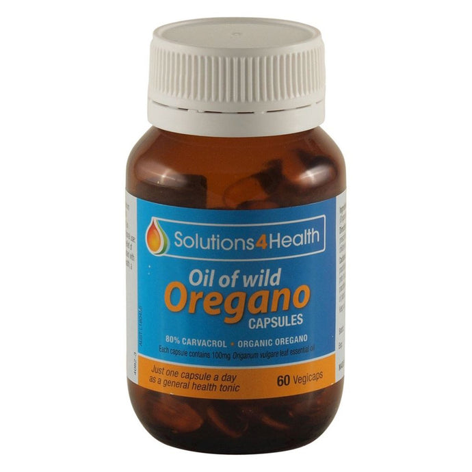 Solutions 4 Health Oil Of Wild Oregano 60 Veggie Capsules