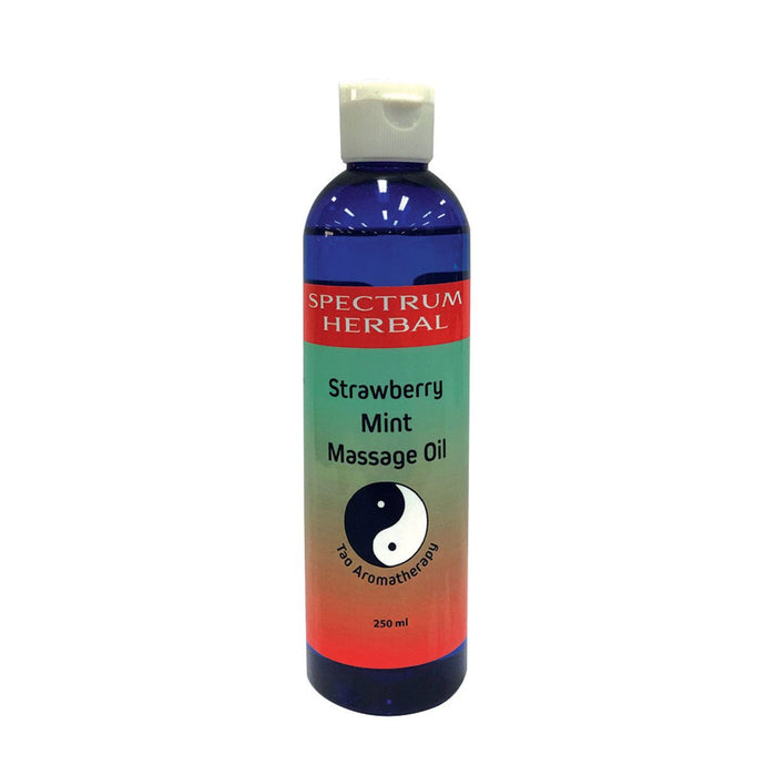 Spectrum Herbal Tao Aromatherapy Massage Oil Strawberry Mint 250ml