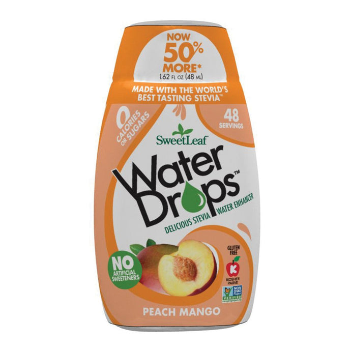 Sweet Leaf Stevia Water Drops Peach Mango 48ml