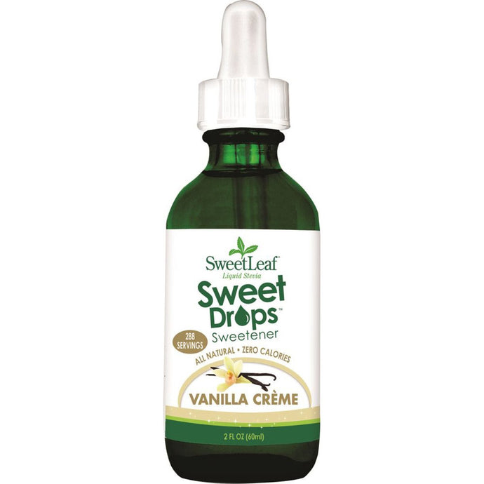 Sweet Leaf Sweet Drops Stevia Liquid Vanilla Creme 60ml