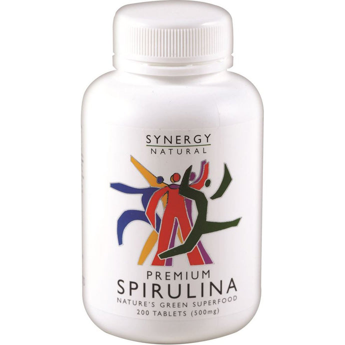 Synergy Natural Premium Spirulina 500Mg 200 Tablets