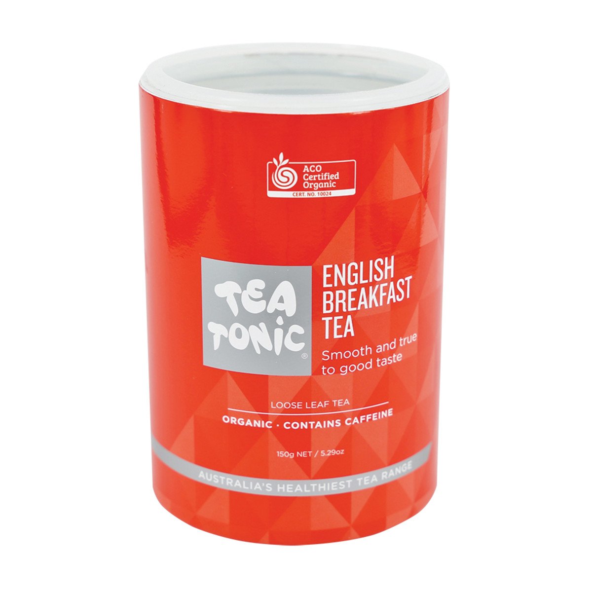 Tea Tonic Organic English Breakfast Tea Tube 150g
