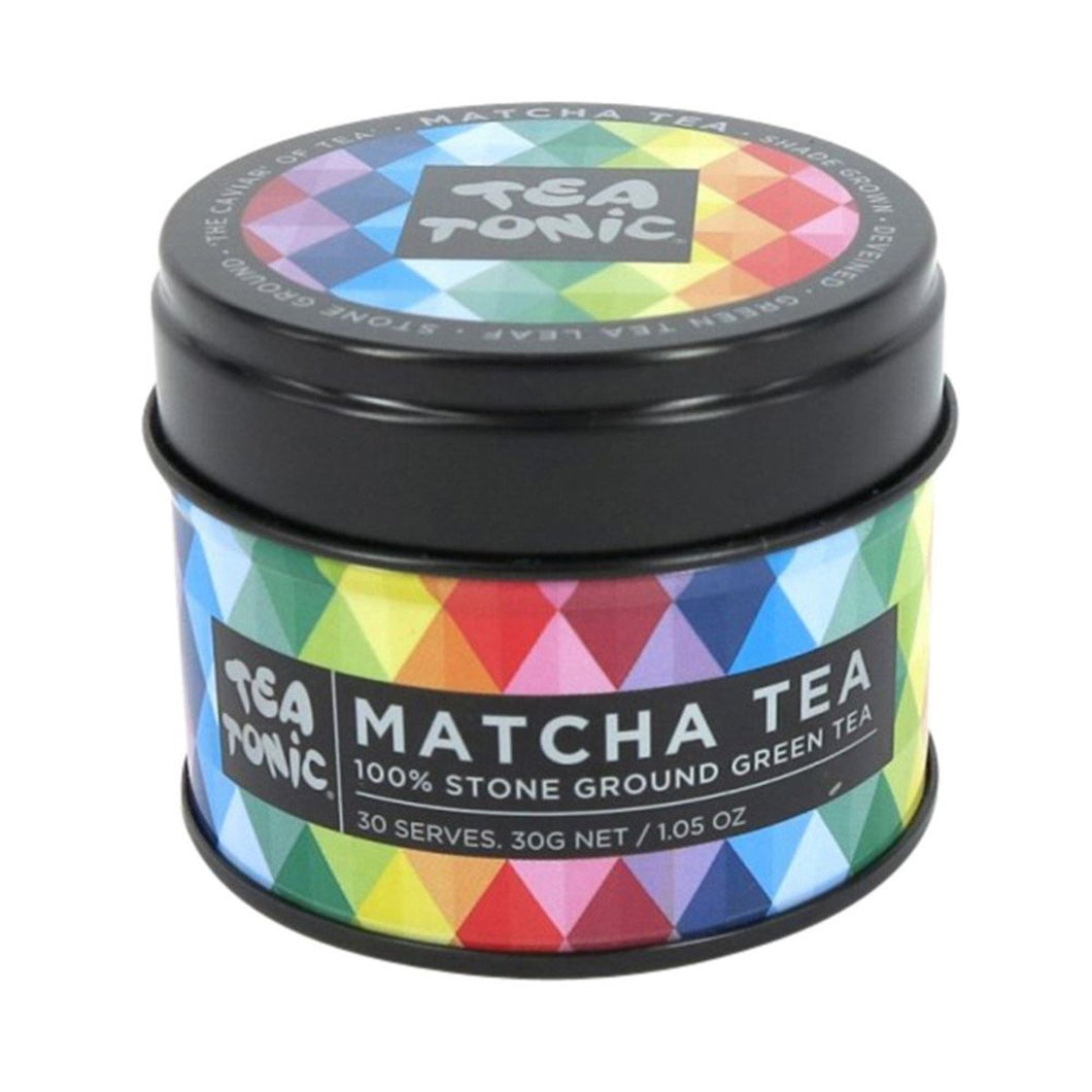 Tea Tonic Organic Matcha Green Tea Peach Tin 30g