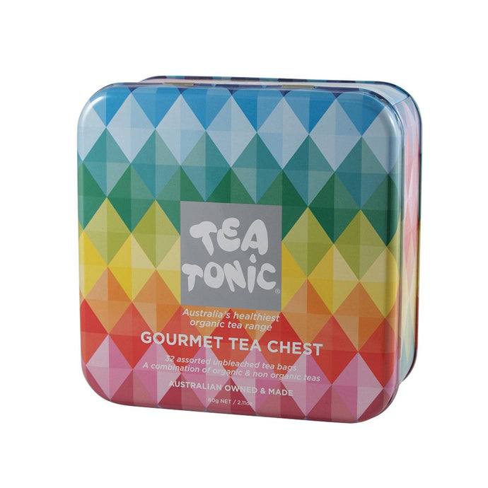 Tea Tonic Tin Tea Chest Mini x 32 Tea Bags