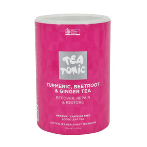 Tea Tonic Turmeric Beetroot And Ginger Tea Tube 175g