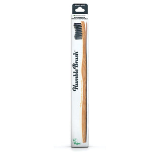 The Humble Co Toothbrush Bamboo Adult Soft Black