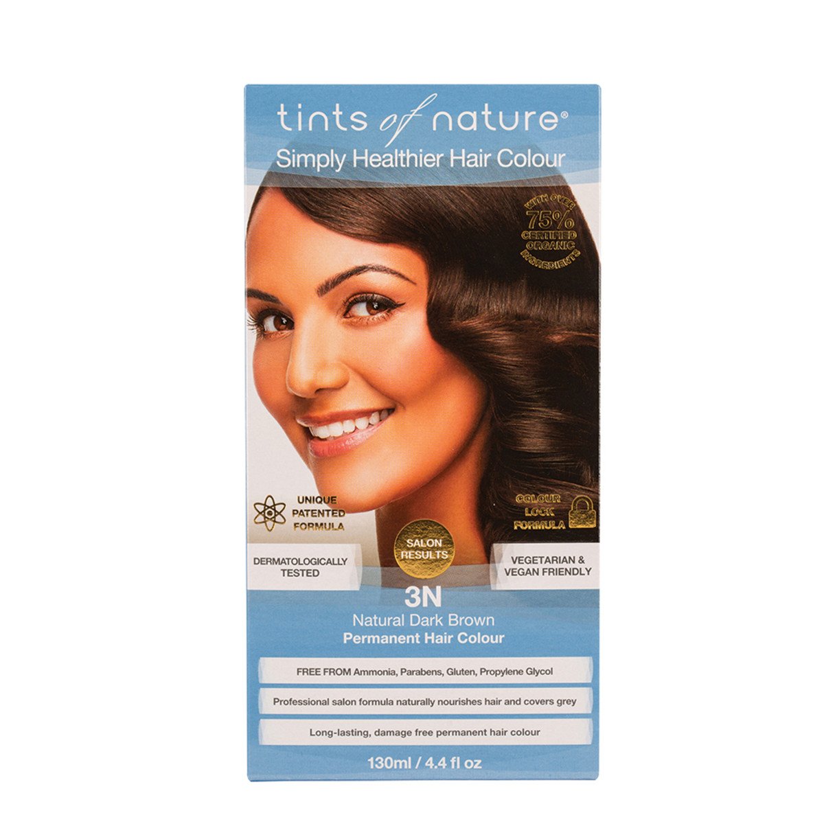 Tints Of Nature Permanent Hair Colour Natural Dark Brown 3N