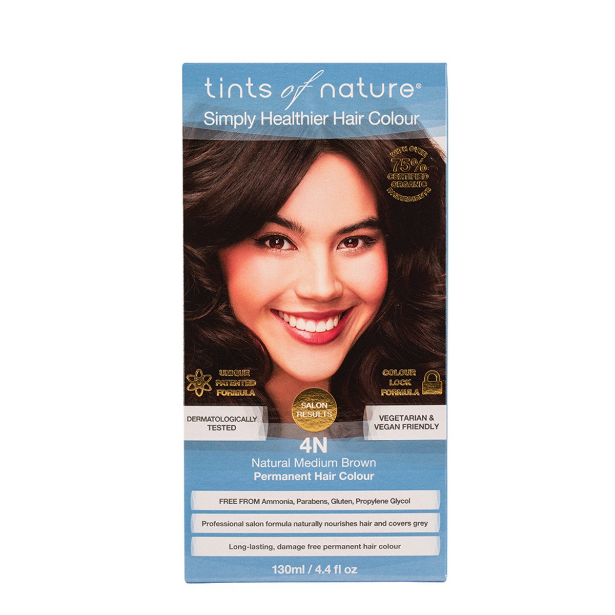 Tints Of Nature Permanent Hair Colour Natural Medium Brown 4N