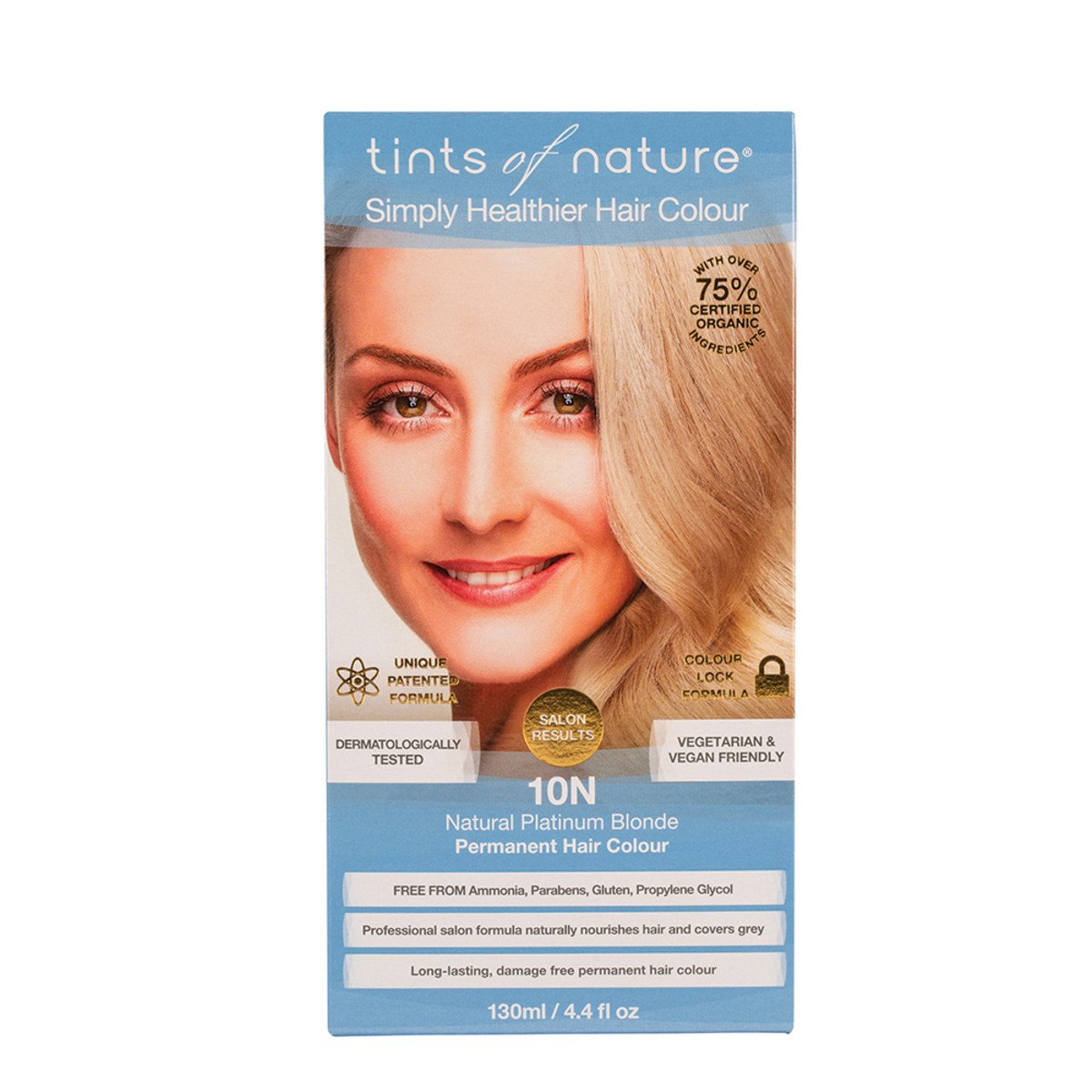 Tints Of Nature Permanent Hair Colour Natural Platinum Blonde 10N