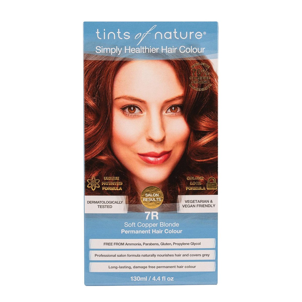 Tints Of Nature Permanent Hair Colour Soft Copper Blonde 7R