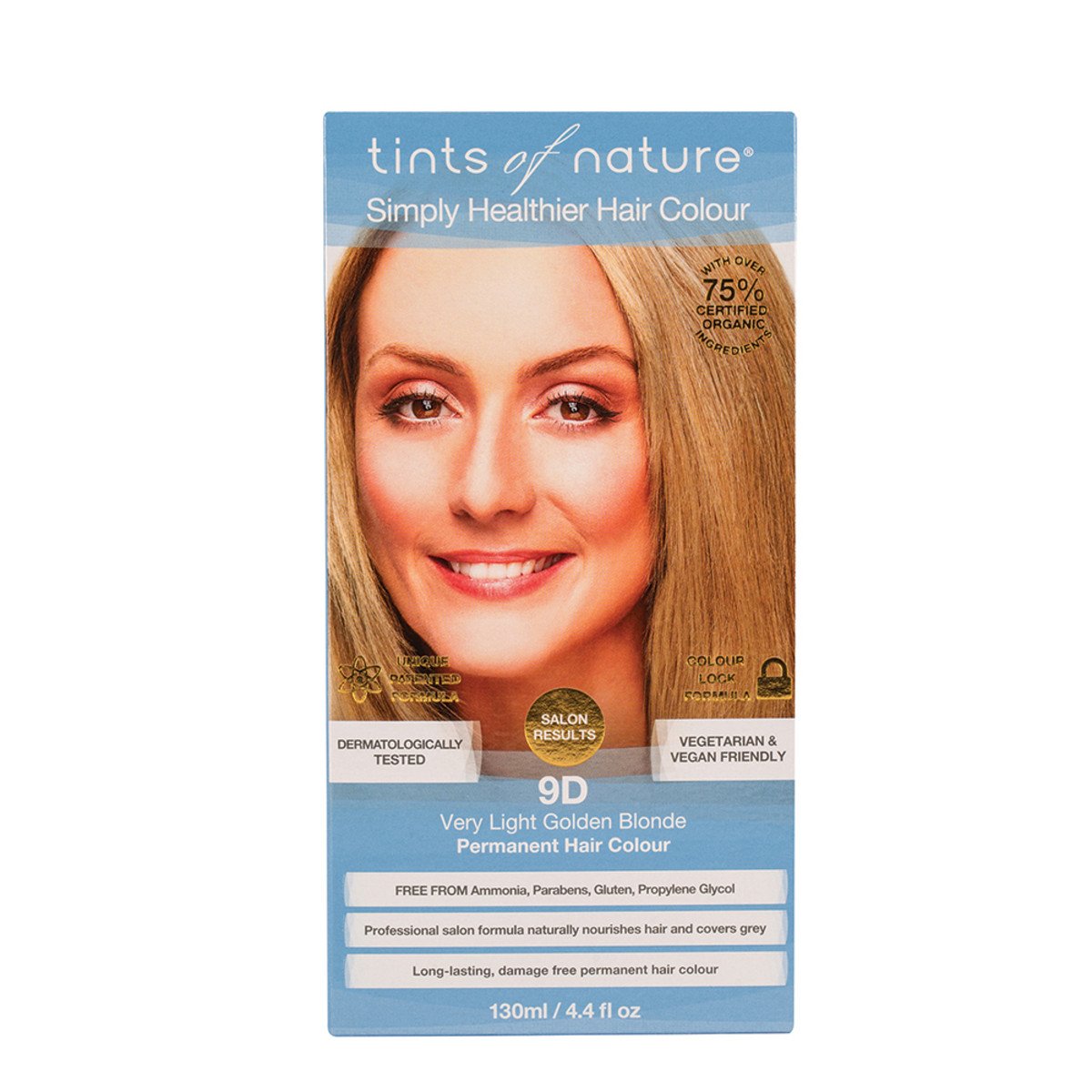 Tints Of Nature Permanent Hair Colour Very Light Golden Blonde 9D
