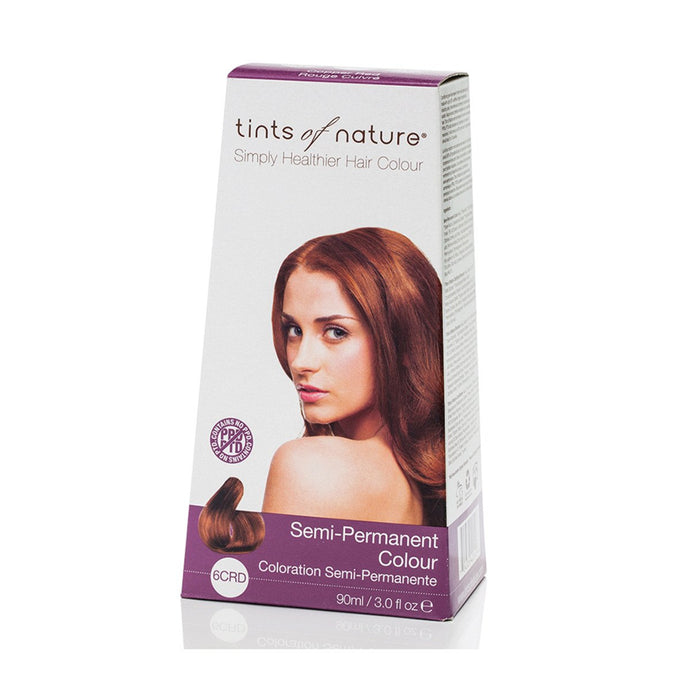 Tints Of Nature Semi-Permanent Hair Colour Copper Red 6 Capsulesrd