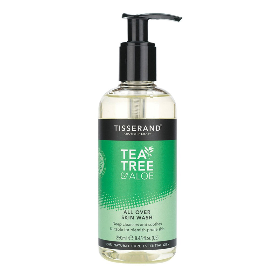 Tisserand All Over Skin Wash Tea Tree And Aloe 250ml