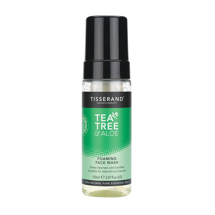 Tisserand Foaming Face Wash Tea Tree And Aloe 150ml