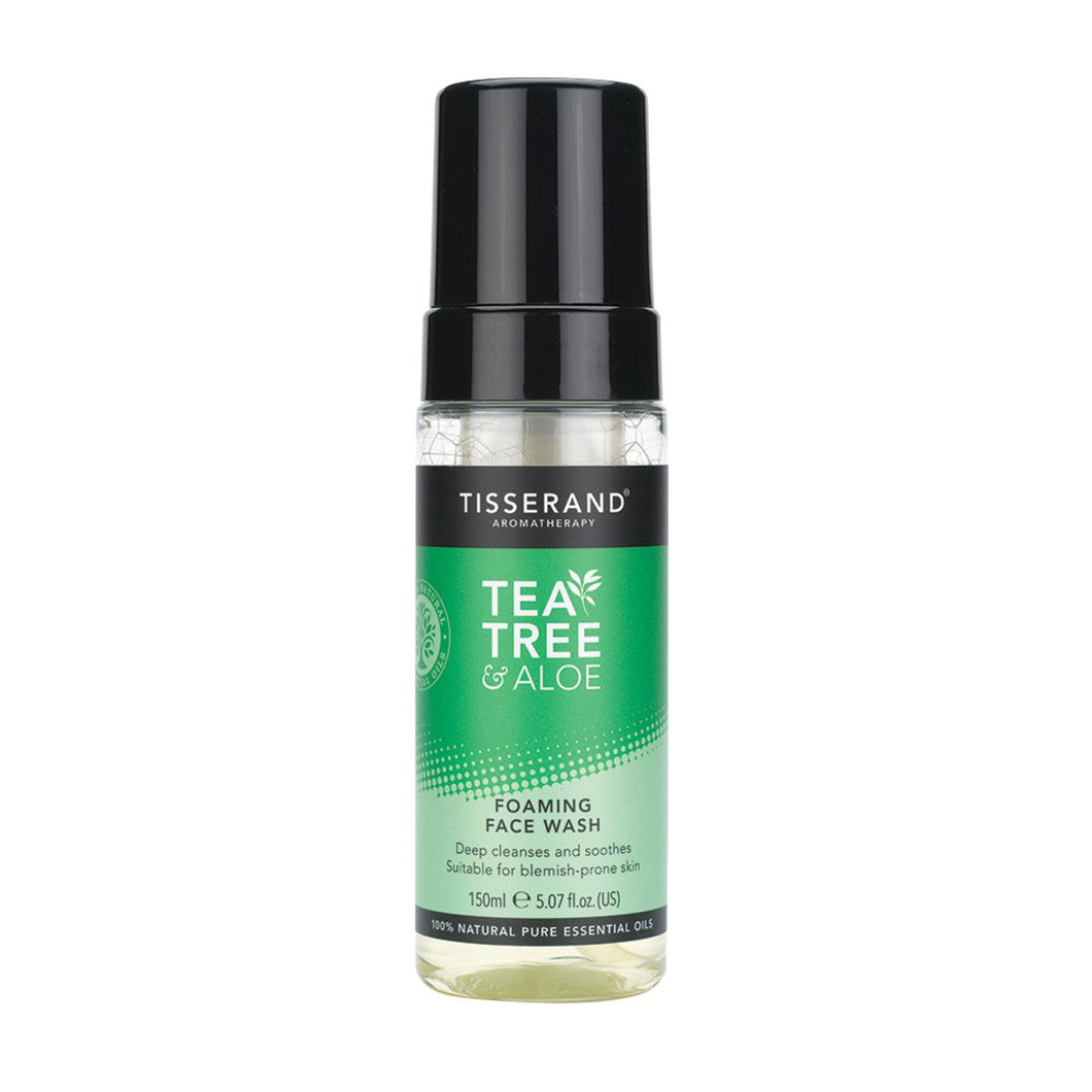 Tisserand Foaming Face Wash Tea Tree And Aloe 150ml