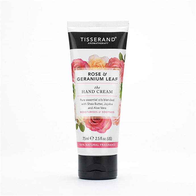 Tisserand Hand Cream Rose & Geranium Leaf 75ml