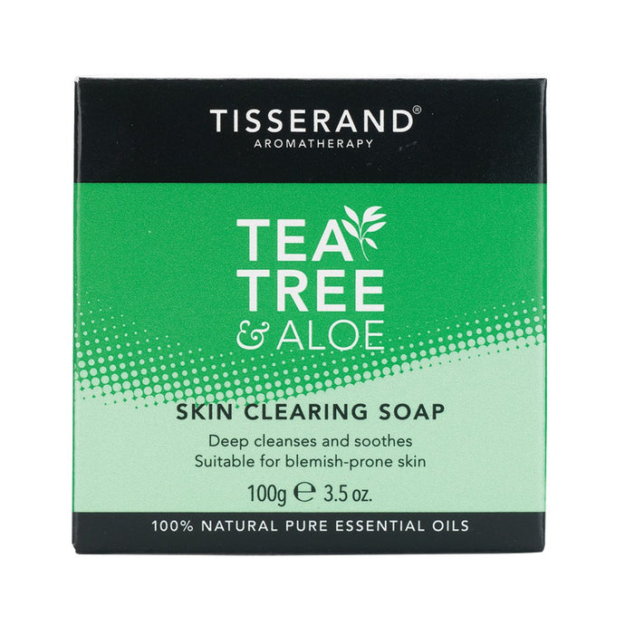 Tisserand Skin Clearing Soap Tea Tree And Aloe 100g