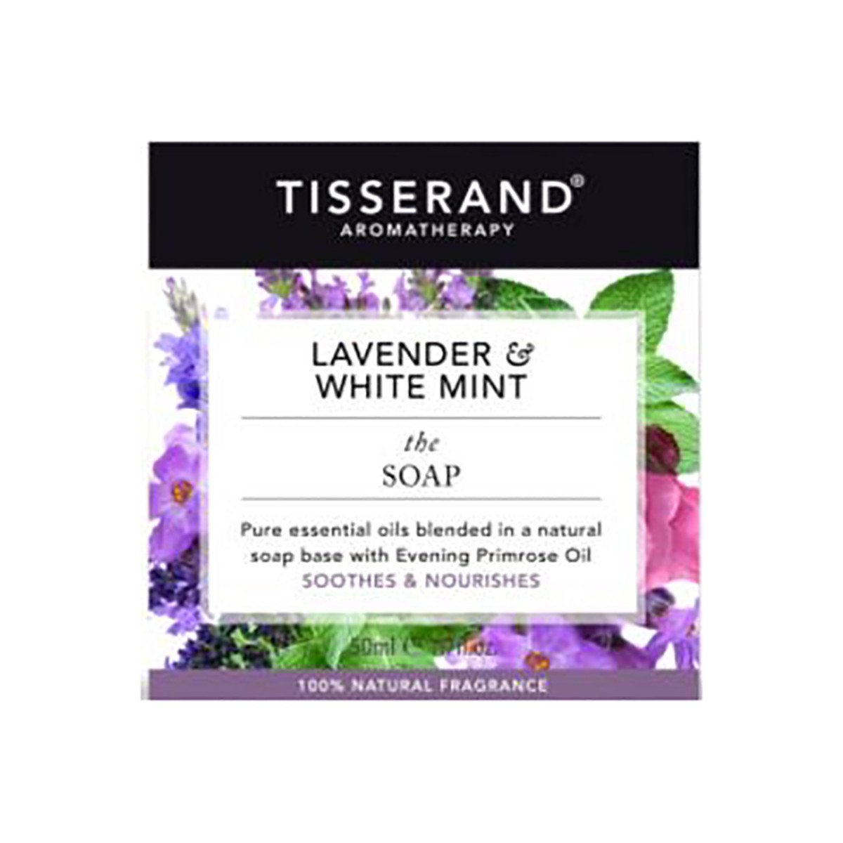 Tisserand Soap Lavender & White Mint 100g