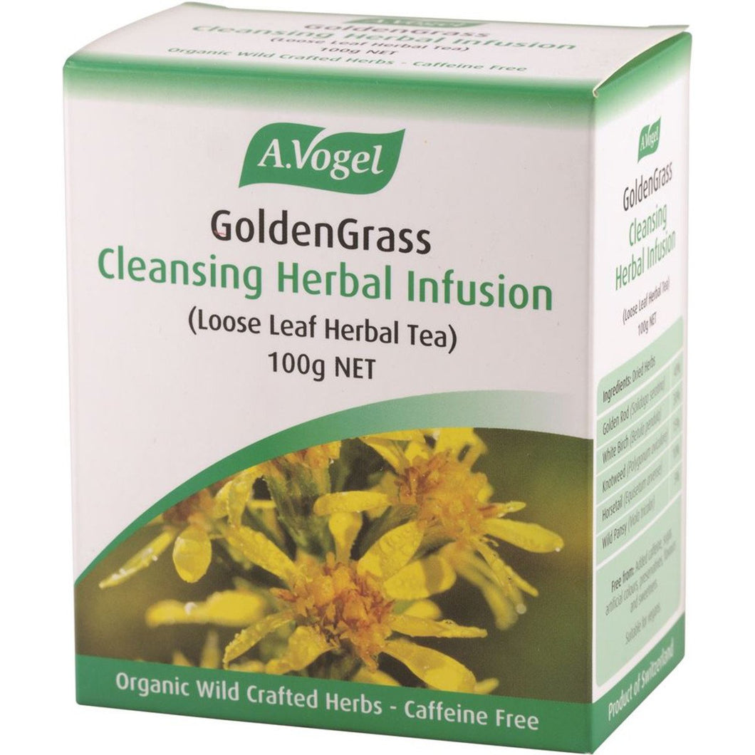 Vogel Organic Goldengrass Cleansing Herbal Infusion (Organic Wild Crafted) 100g