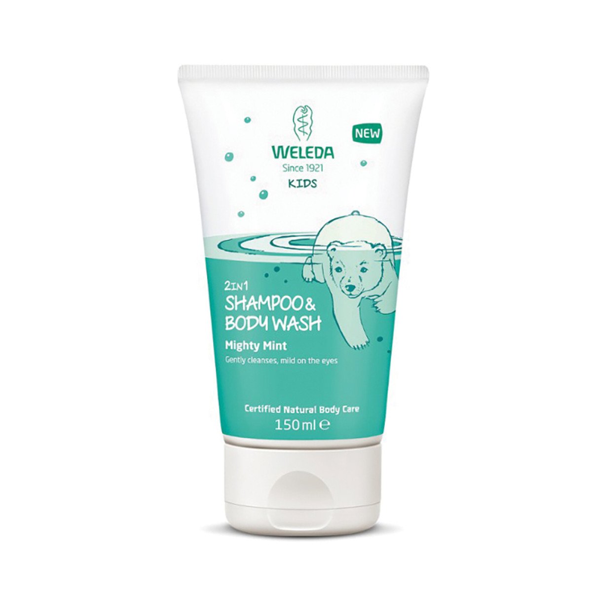 Weleda Kids 2 In 1 Shampoo And Body Wash Mighty Mint 150ml