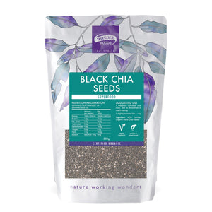 Wonder Foods Organic Chia Seeds Black 250g