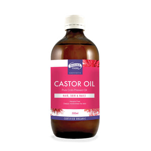 Wonder Foods Organic Cold Pressed Castor Oil 500ml