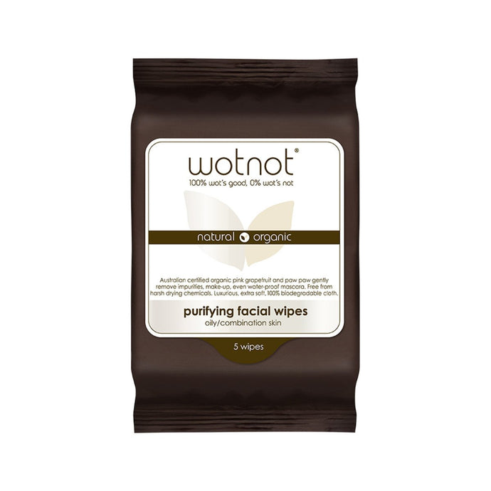 Wotnot Facial Wipes Purifyingx 5 Pack