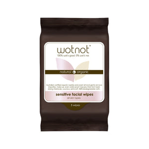 Wotnot Facial Wipes Sensitive x 5 Pack