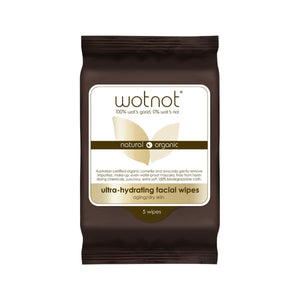 Wotnot Facial Wipes Ultra Hydrating x 5 Pack