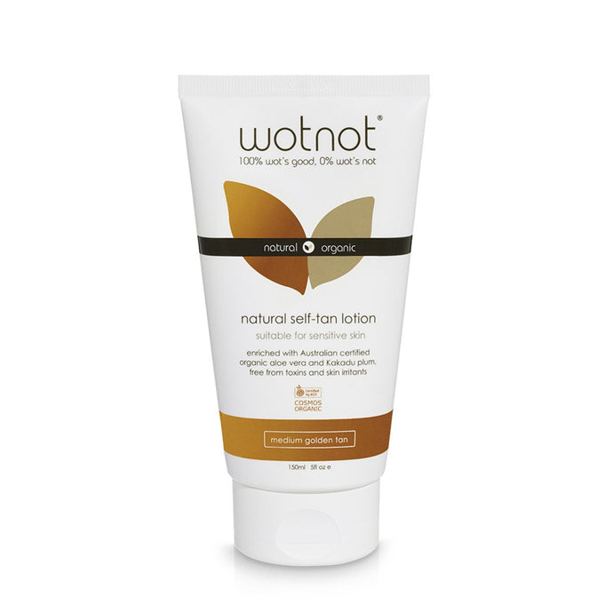 Wotnot Natural Self Tan Lotion (Medium Golden Tan) 150ml