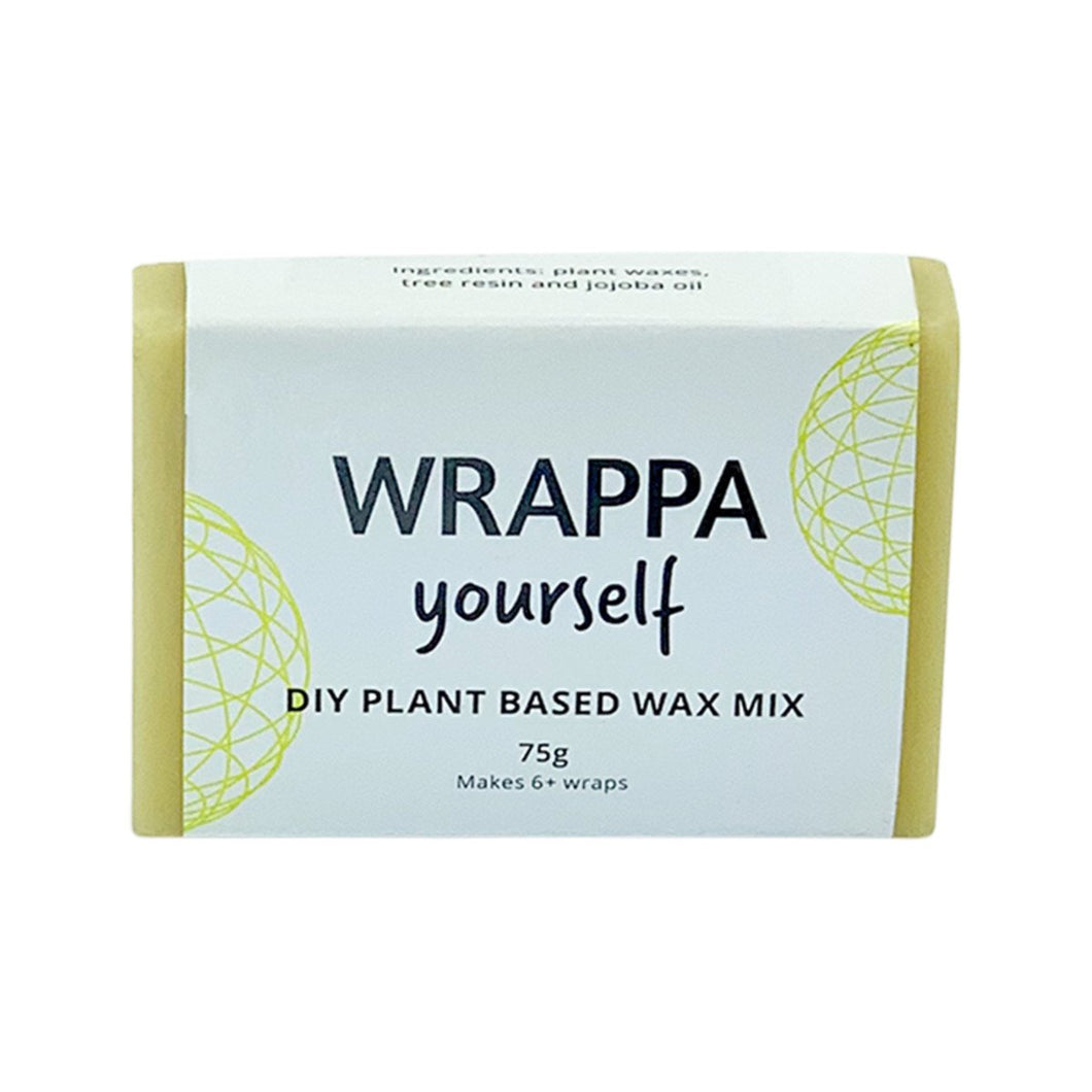 Wrappa Yourself Diy Wax Mix Plant Based (Vegan) 75g (Makes 6-10 Wraps)